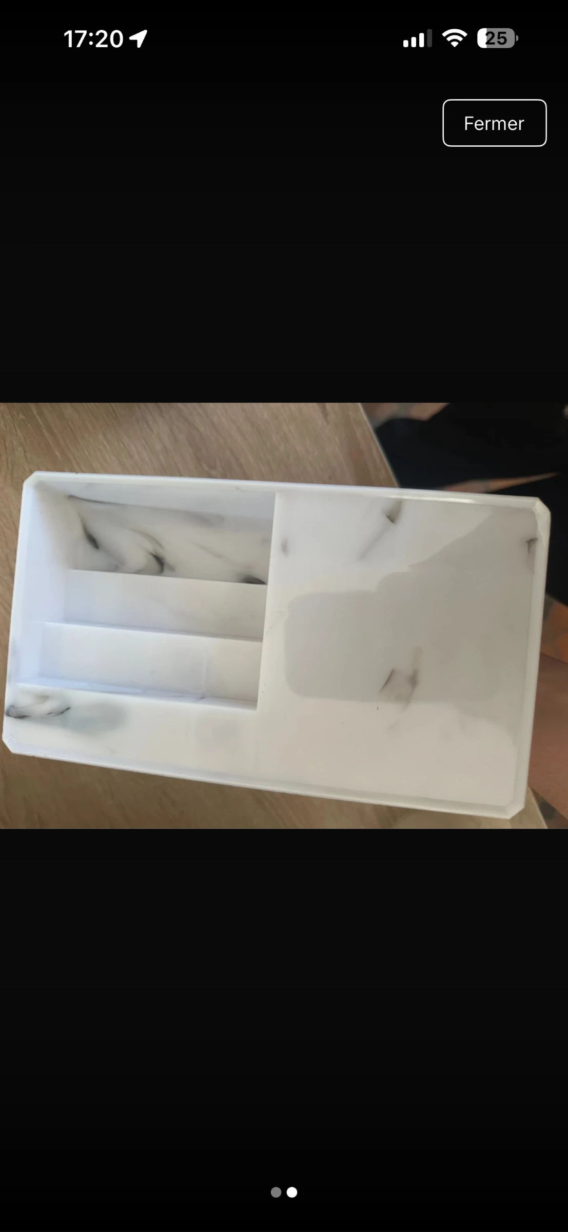 Organizador De Maquiagem De Mármore – photo 2